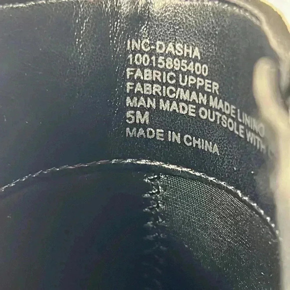 INC Dasha Womens Faux Suede Ankle Booties Size 5M - Picture 5 of 11